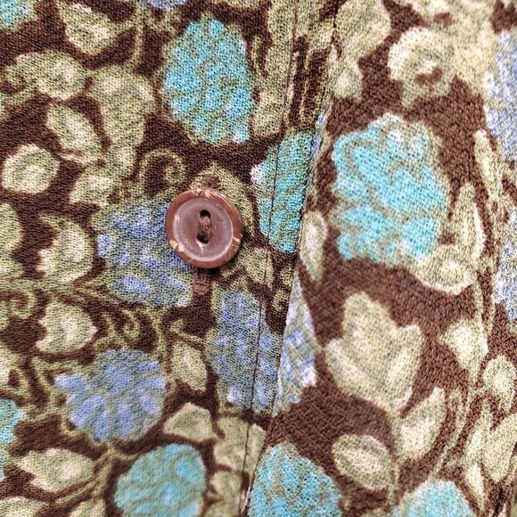 Vintage Emma James  YZZA Ruffled V Neckline Blouse - Picture 6 of 11